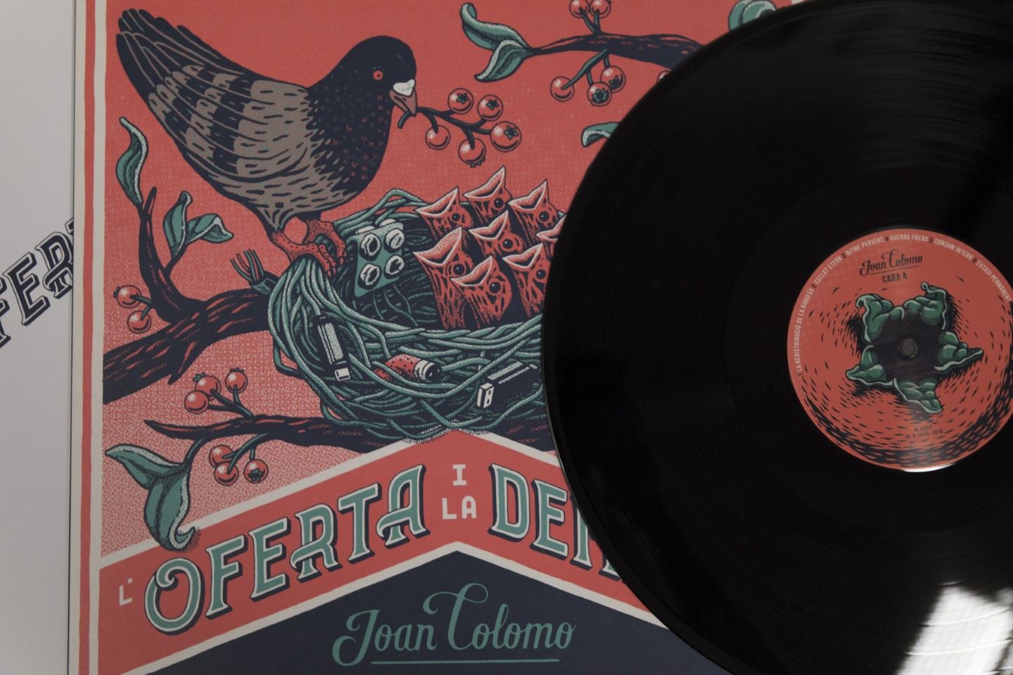 Joan Colomo – L'oferta i la demanda - Prensado de Vinilo 12” + fabricación de CD Digipack